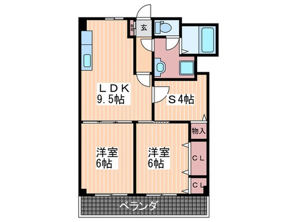 寿々ビルの物件間取画像